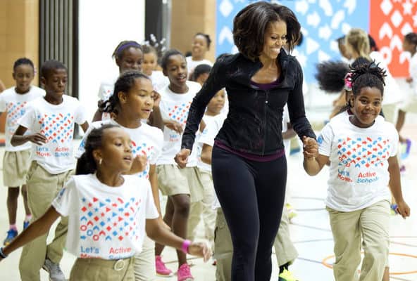 Michelle Obama’s Vigorous Exercise Routine Is Not a Stretch
