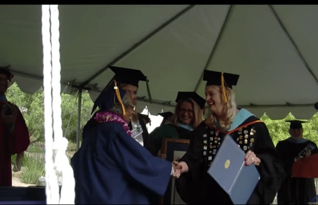 99-YEAR-OLD DOREETHA DANIELS GRADUATES FROM COLLEGE OF THE CANYONS
