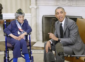 President Obama Meets With Emma Didlake, Oldest Living U.S. Veteran