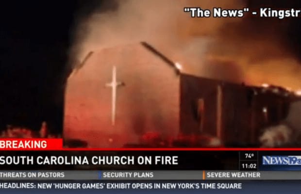 Fire At Black Church In South Carolina Is Latest In String Of Blazes At Places Of Worship