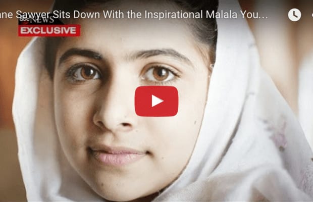 Diane Sawyer Sits Down With the Inspirational Malala Yousafzai