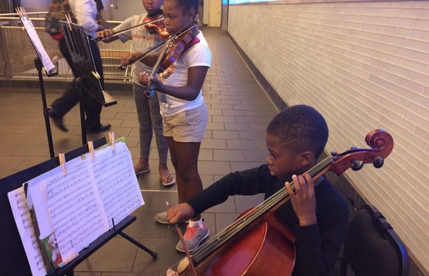 Meet the Seriously Talented Young Siblings Who Play Classical Music in the Subway to Raise Money for the Homeless
