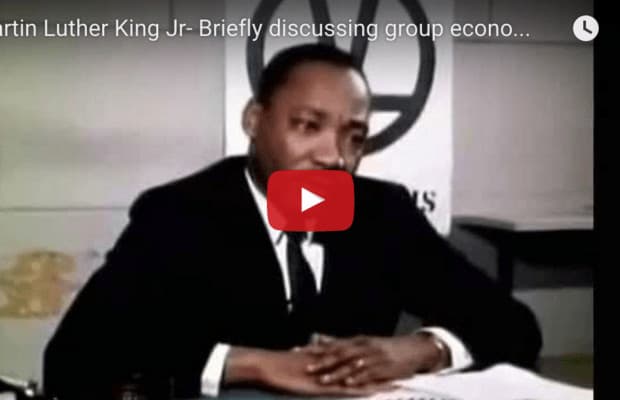 Martin Luther King Jr- Briefly discussing group economics and black empowerment (1967)