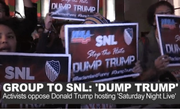 Hispanic Groups to Rally Saturday to ‘Dump Trump’ as SNL Host