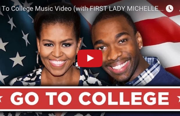 Go To College Music Video (with FIRST LADY MICHELLE OBAMA!)