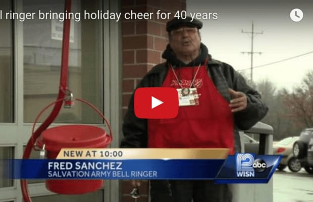 Bell ringer bringing holiday cheer for 40 years