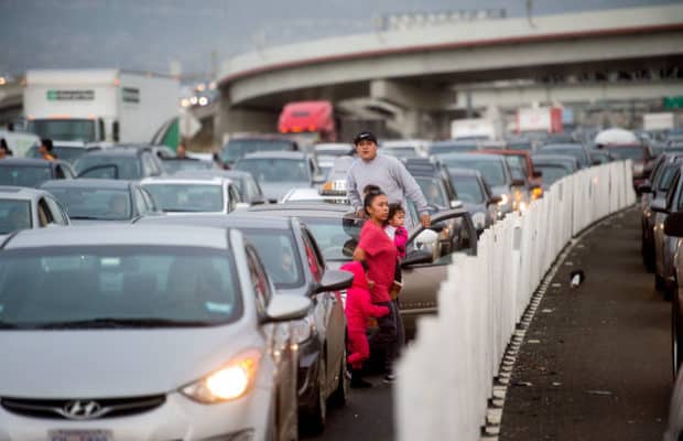 Demonstrators Block San Francisco Bay Bridge In MLK Day Protest