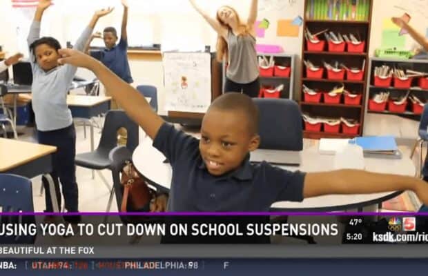 City school uses yoga to reduce suspensions