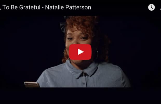 Oh, To Be Grateful – Natalie Patterson