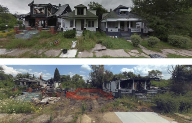 Watch Detroit Neighborhoods Fall Into Ruin Through Google Street View Images