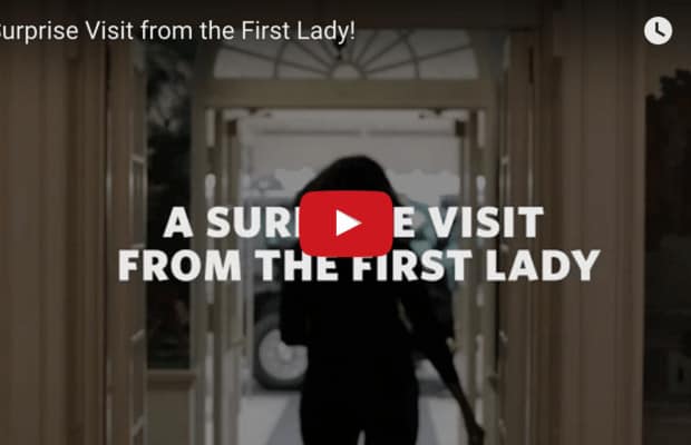 Michelle Obama Surprised Elementary Students, Their Reactions Were Priceless