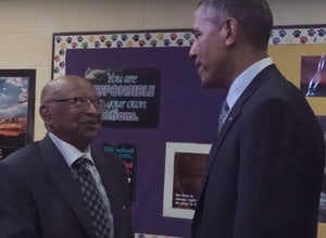 108-Year-Old Grandson Of A Slave Shares Touching Moment With Obama