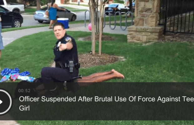 Texas Police Officer Who Manhandled Black Teens At Pool Party Will Not Face Charges