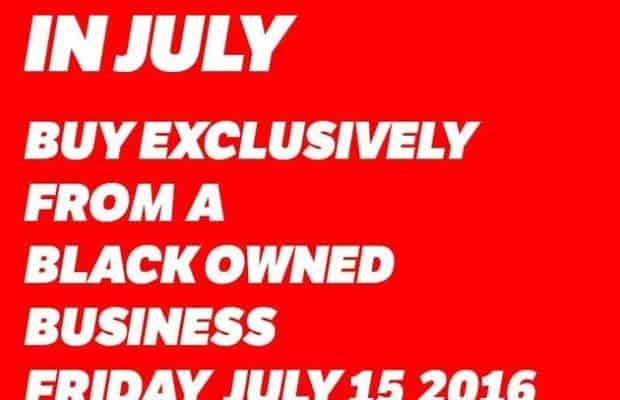 Group Calls For People To Only Support Black Businesses On Friday