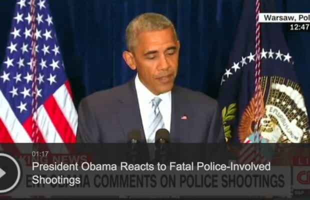 President Obama On Police Shootings: ‘Change Has Been Too Slow’