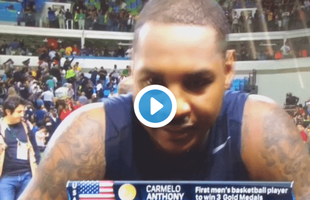 Carmelo Anthony Preaches Unity Following Gold Medal Victory
