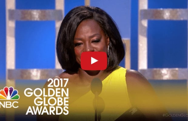 Viola Davis Wins Best Supporting Actress at the 2017 Golden Globes